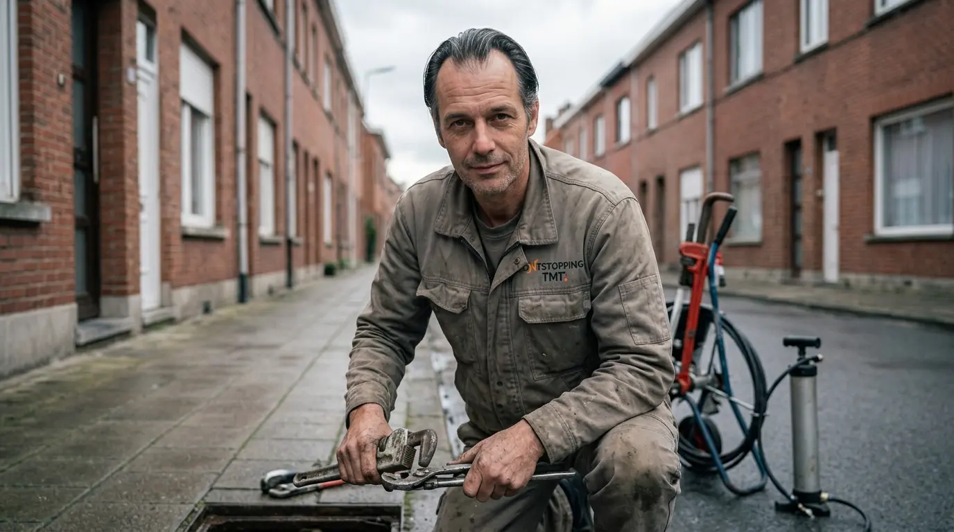 Professionele ontstoppingsapparatuur in een werkplaats